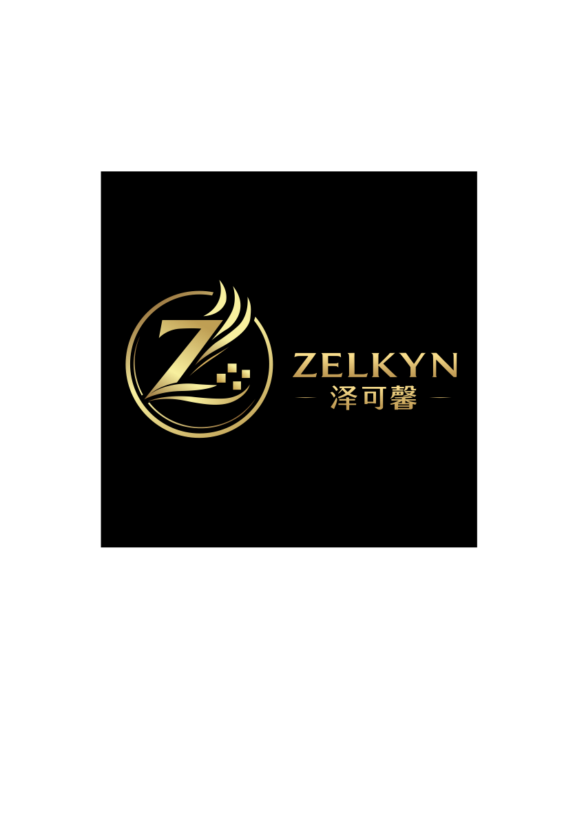 Zelkyn gold logo preview from Illustrator artwork